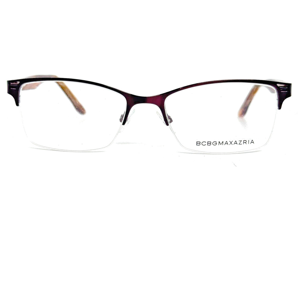 BCBG MAXAZRIA Milena‎ Chestnut Womens Rectangle Eyeglasses 52-17-130 H16627